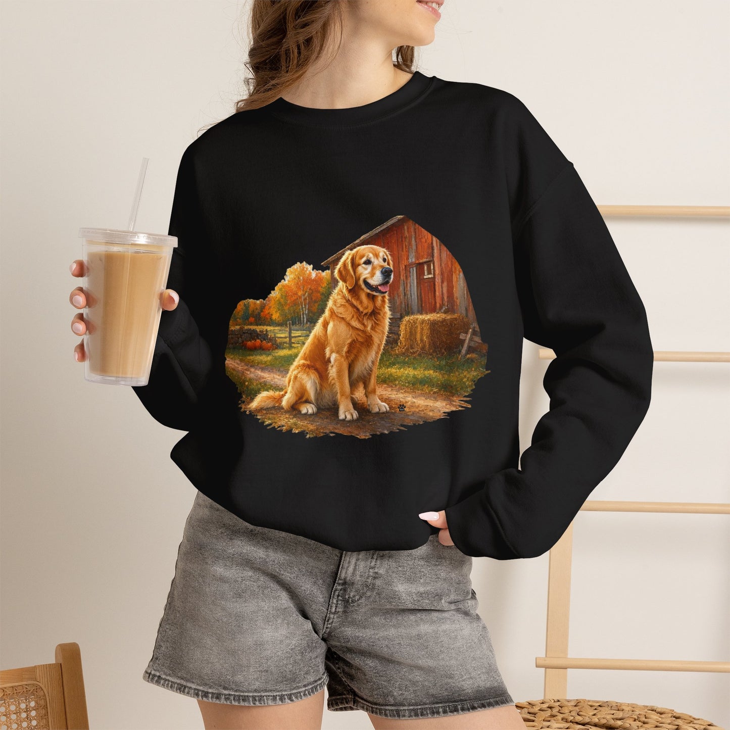 Golden Retriever Sweater Weather Sweatshirt