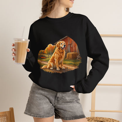 Golden Retriever Sweater Weather Sweatshirt