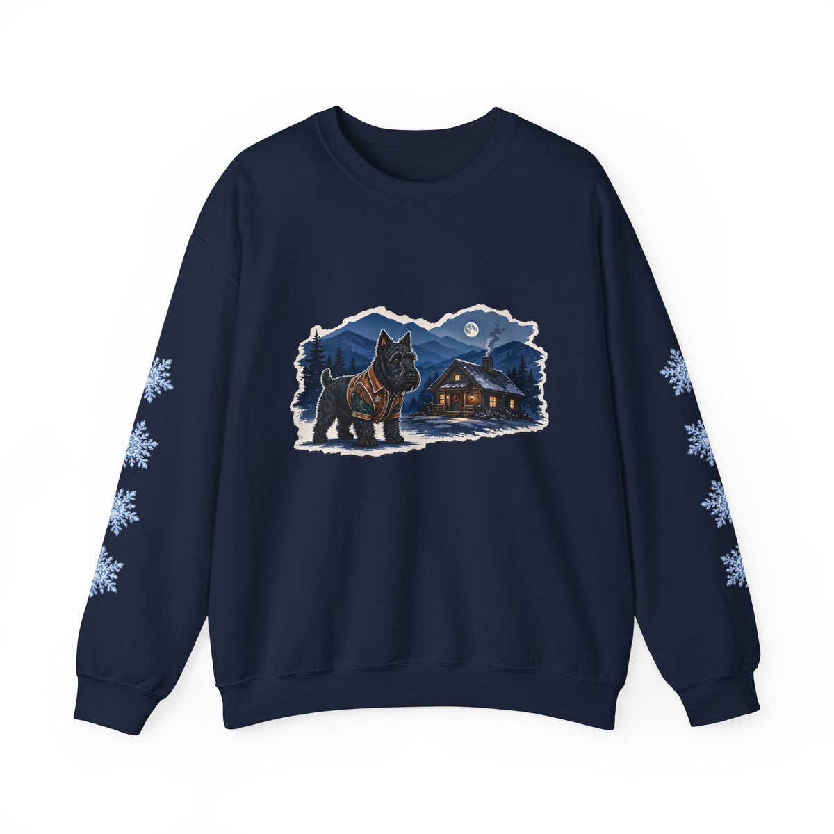 Scottish Terrier Smoky Mountain Christmas Sweatshirt