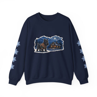 Scottish Terrier Smoky Mountain Christmas Sweatshirt