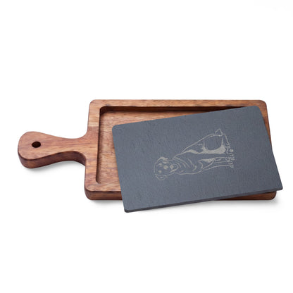 Labrador Retriever Engraved Charcuterie Board, Dog Lover Cheese Board & Serving Platter