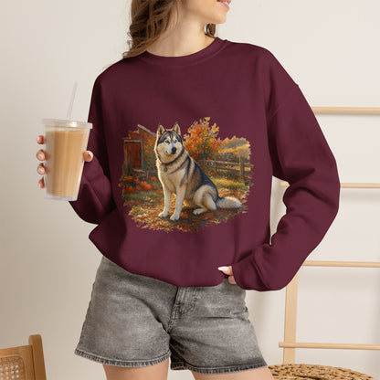 Siberian Husky Sweater Weather Sweatshirt