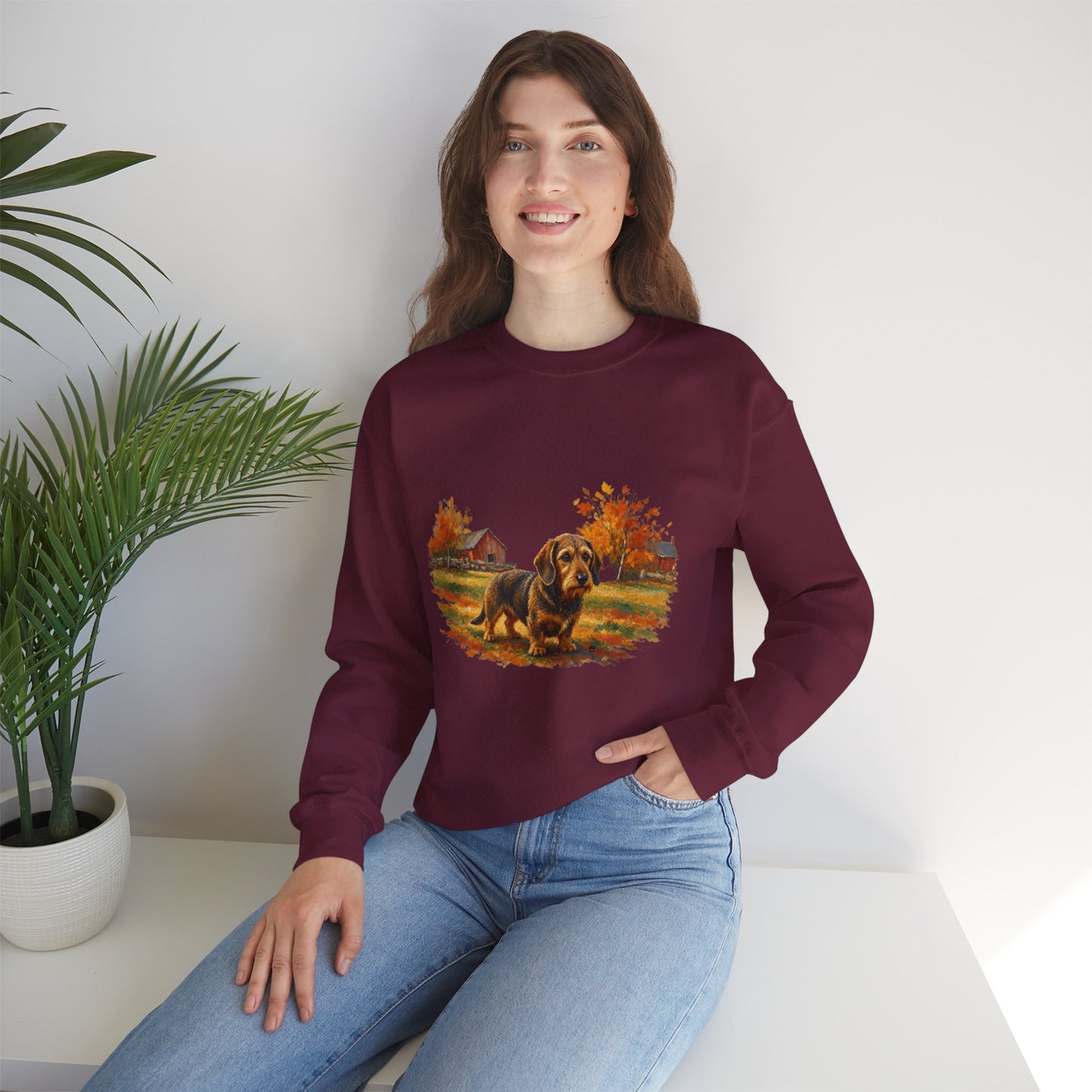 Wire Hair Dachshund Sweater Weather Sweatshirt