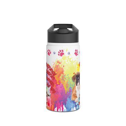 Emotional Support Human for my Boxer Sprots Water Bottle