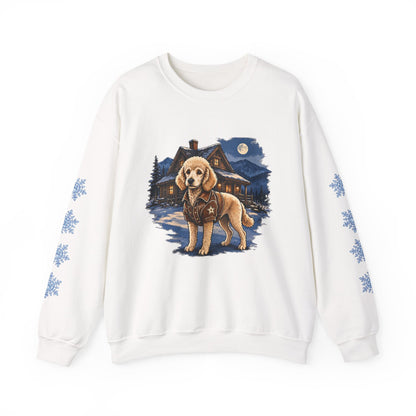 Standard Poodle Smoky Mountain Christmas Sweatshirt
