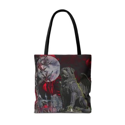 Rottweiler Angelic Gargoyle Protector Tote Bag