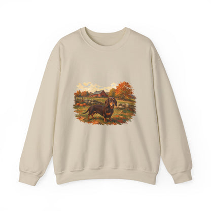 Smooth Hair Dachshund Sweater Weather Sweatshirt