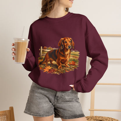 Long Hair Dachshund Sweater Weather Sweatshirt