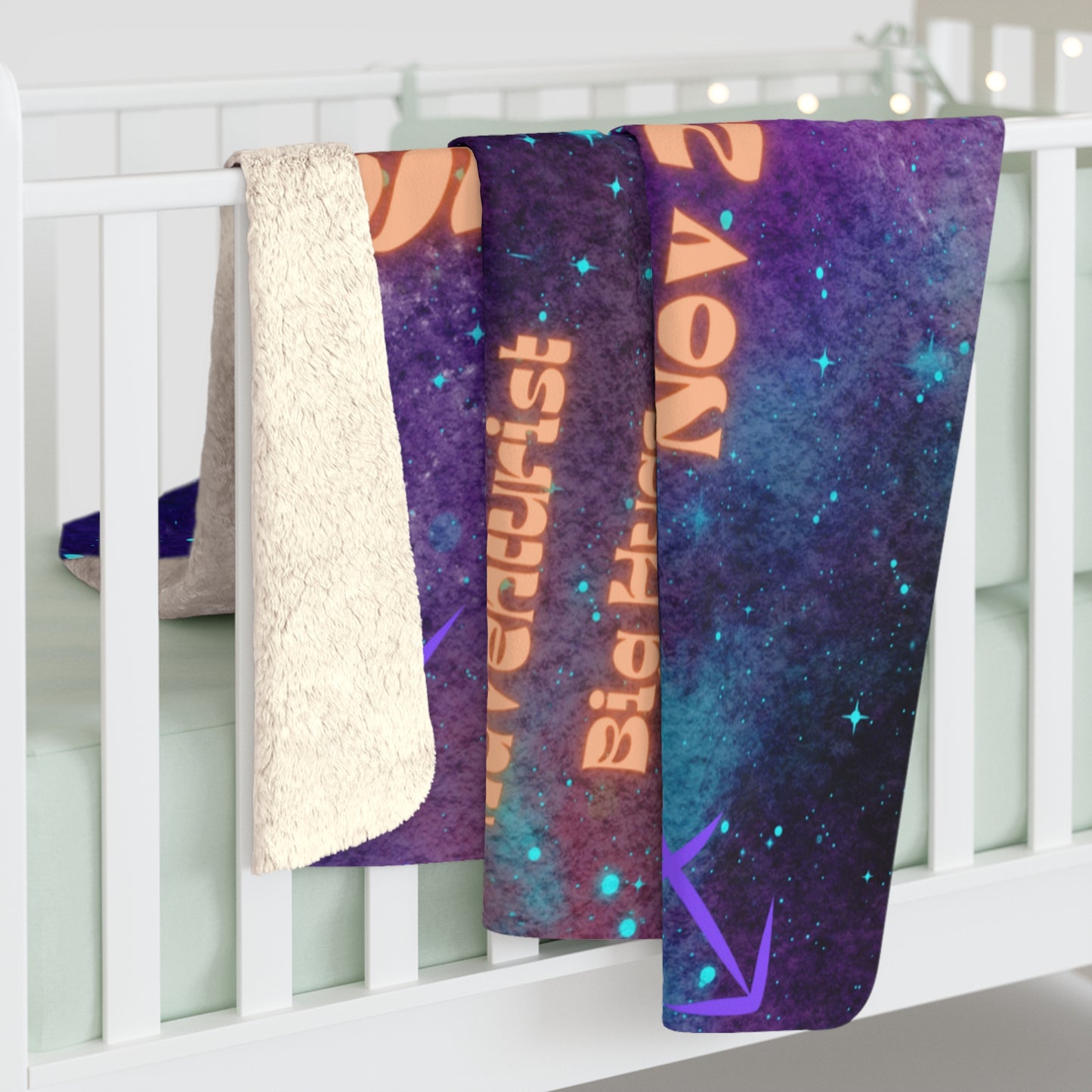 Zodiac Sagitarius Dachshund Sherpa Fleece Blanket