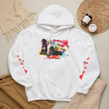 Afghan Hound Emotional Support Human Hooded Sweatshirt