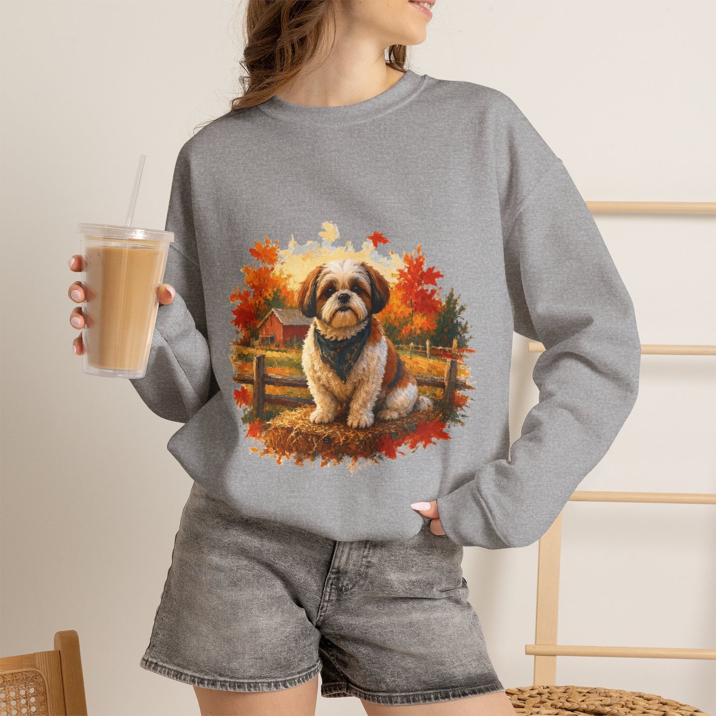 Shih Tzu Sweater Weather Sweatshirt
