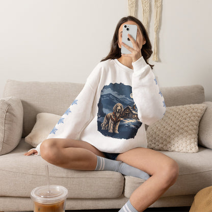 Afghan Hound Smoky Mountain Christmas Sweatshirt