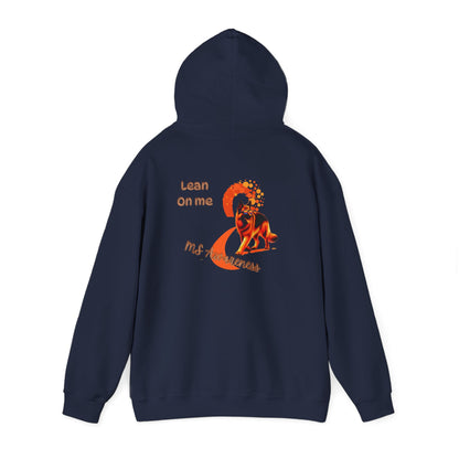 German Shepherd "Lean on Me" MS Awareness Hoodie