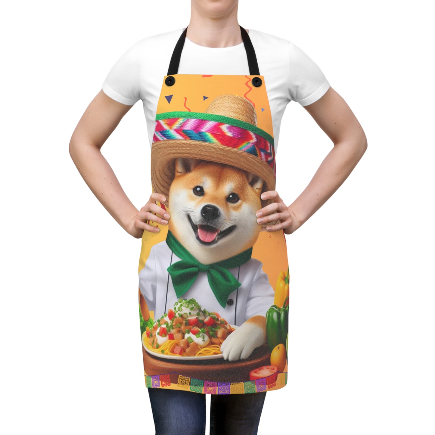 Fiesta Shiba Inu Chef Apron