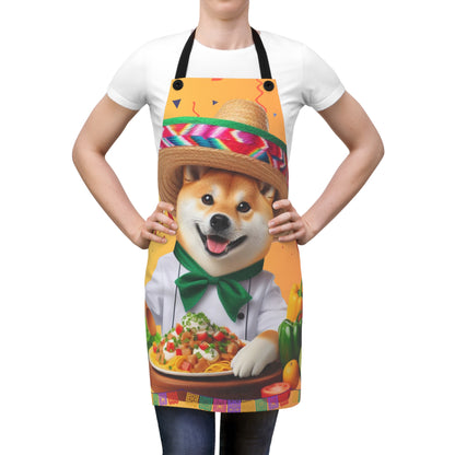 Fiesta Shiba Inu Chef Apron
