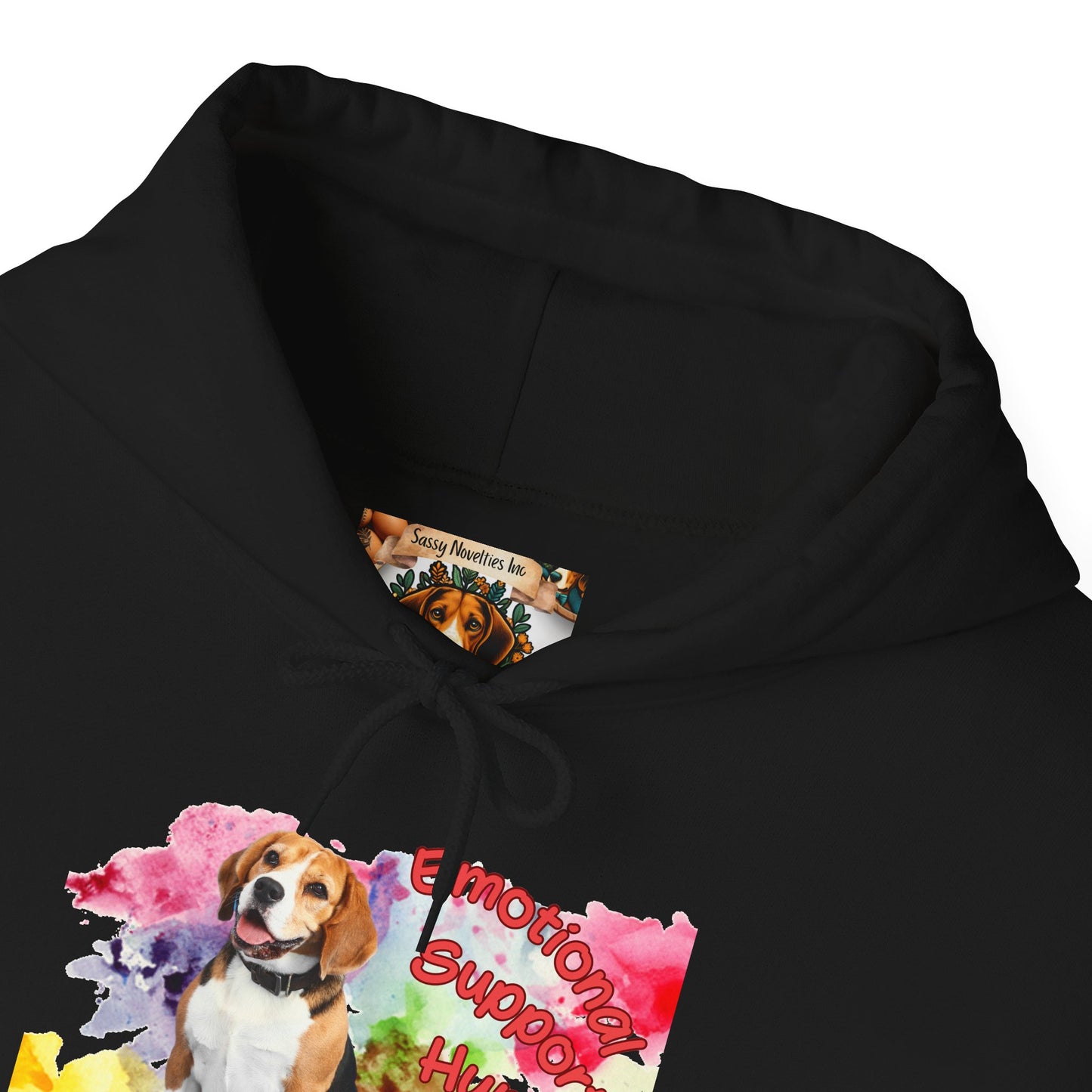 Emotional Support Human for My Beagle Pullover Hoodie