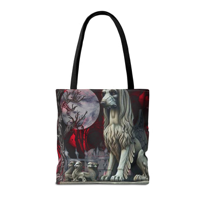 Afghan Hound Angelic Gargoyle Protector Tote Bag