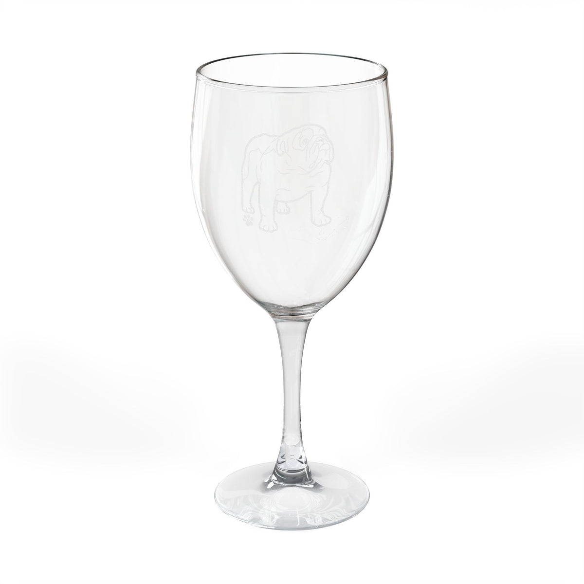 Engraved American Bulldog Wine Glass – 10.5oz Elegant Pet Lover Gift