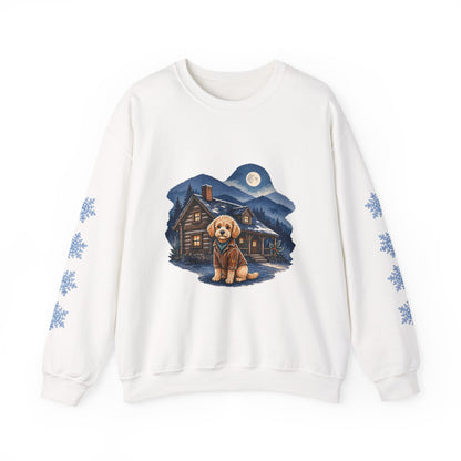 Doodle Dog Smoky Mountain Christmas Sweatshirt