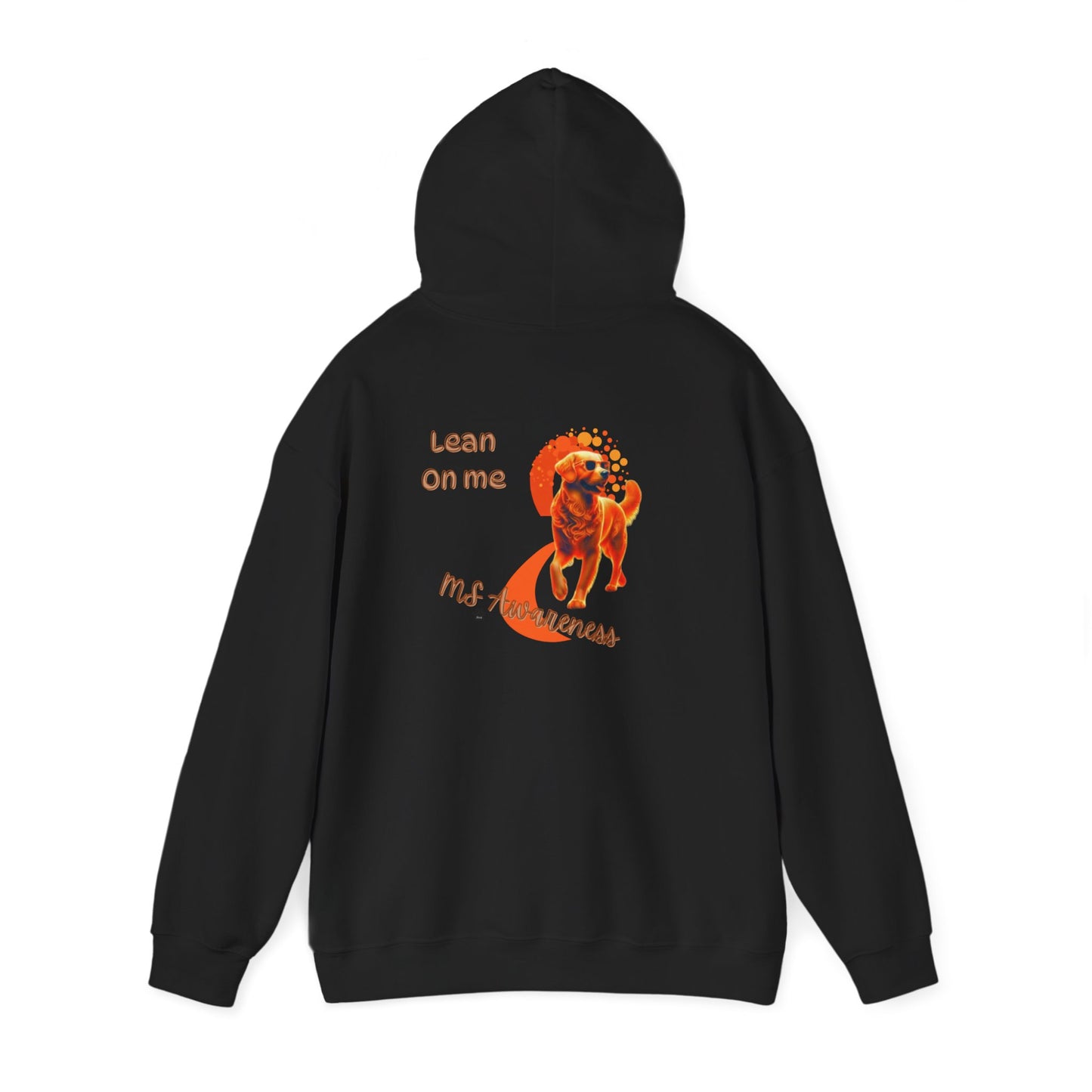 Golden Retriever "Lean on Me" MS Awareness Hoodie