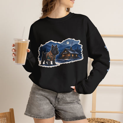 Scottish Terrier Smoky Mountain Christmas Sweatshirt