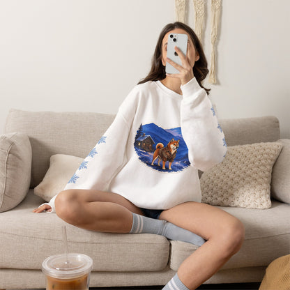 Shiba Inu Smoky Mountain Christmas Sweatshirt