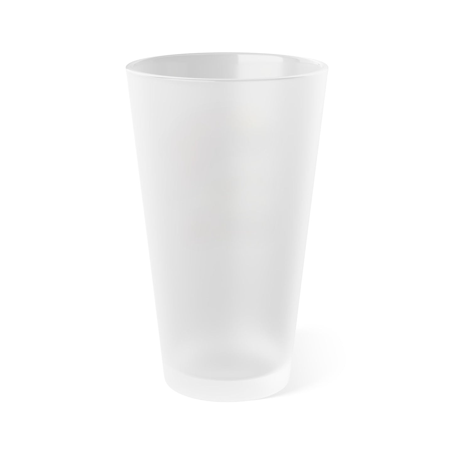 Emotional Support Human for my Border Collie frosted pint glass