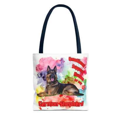 Emotional Support Human for my German Shepherd Totebag
