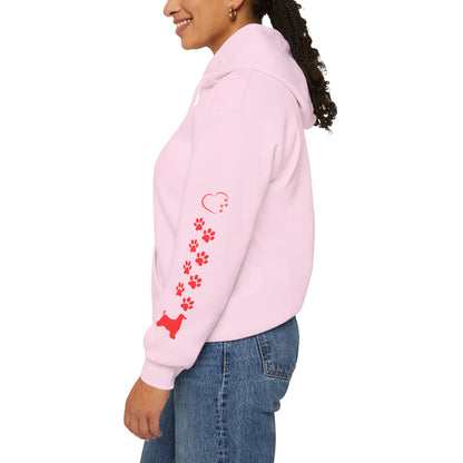 Afghan Hound Emotional Support Human Hooded Sweatshirt