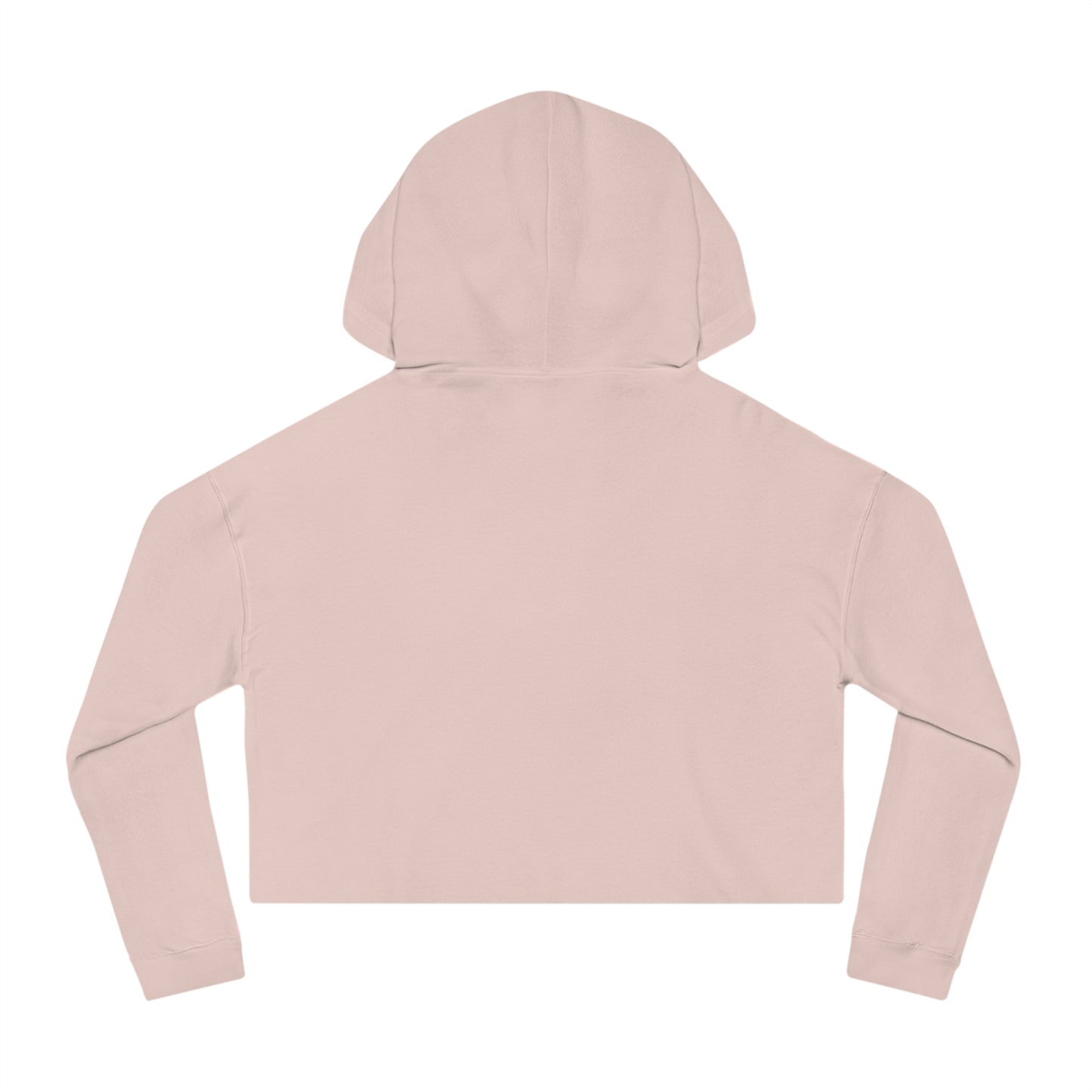 Too Cute Bichon Frise Teacup Puppy Women’s Cropped Hooded Sweatshirt
