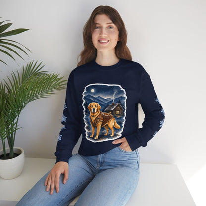 Labrador Retriever Smoky Mountain Christmas Sweatshirt