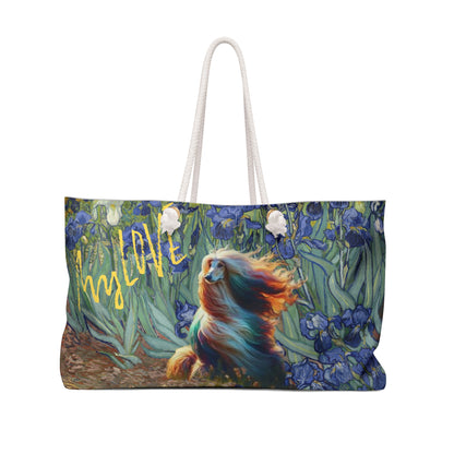 Impressionist Afghan Hound Weekender Bag