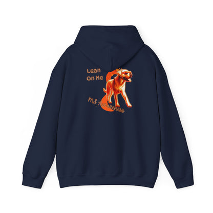 Labrador Retriever "Lean on Me" MS Awareness Hoodie
