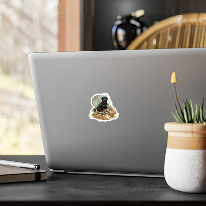 Cancer Zodiac Rottweiler Elements Die-Cut Vinyl Sticker