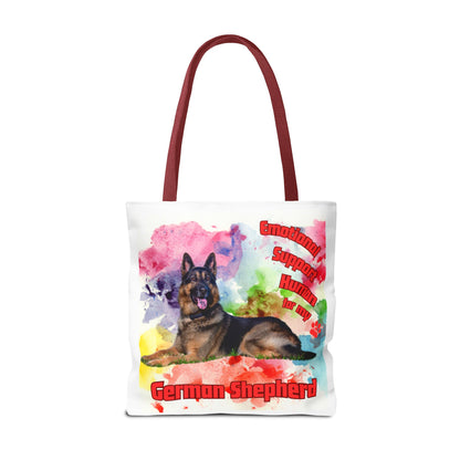 Emotional Support Human for my German Shepherd Totebag