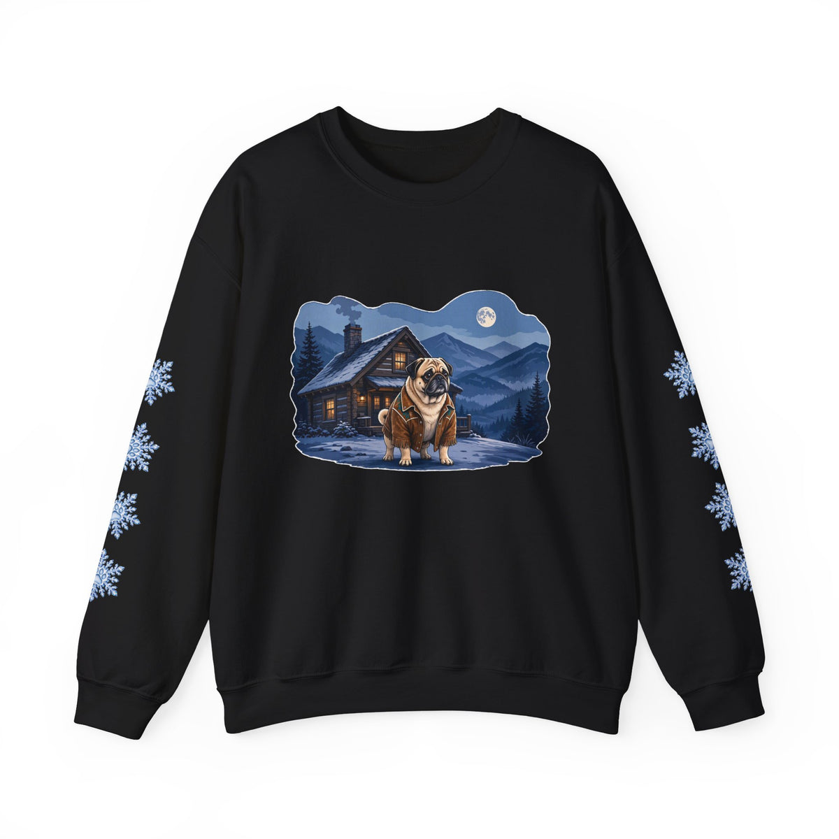 Pug Smoky Mountain Christmas Sweatshirt