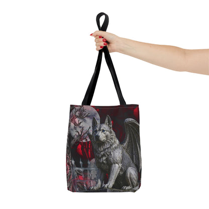 Siberian Husky Angelic Gargoyle Protector Tote Bag