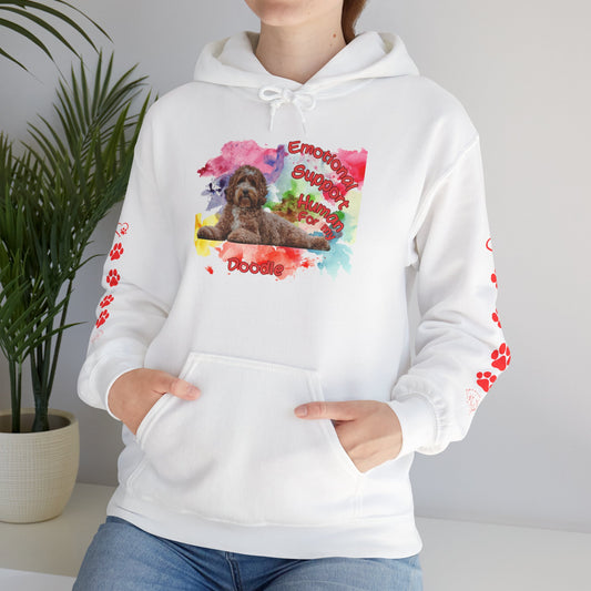 Emotional Support Human for my Doodle Hoodie
