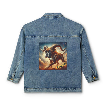 Taurus Boxer Celestial Denim Jacket