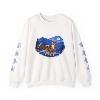 Shiba Inu Smoky Mountain Christmas Sweatshirt