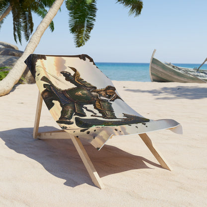 Taurus Boxer Warrior Beach Towel