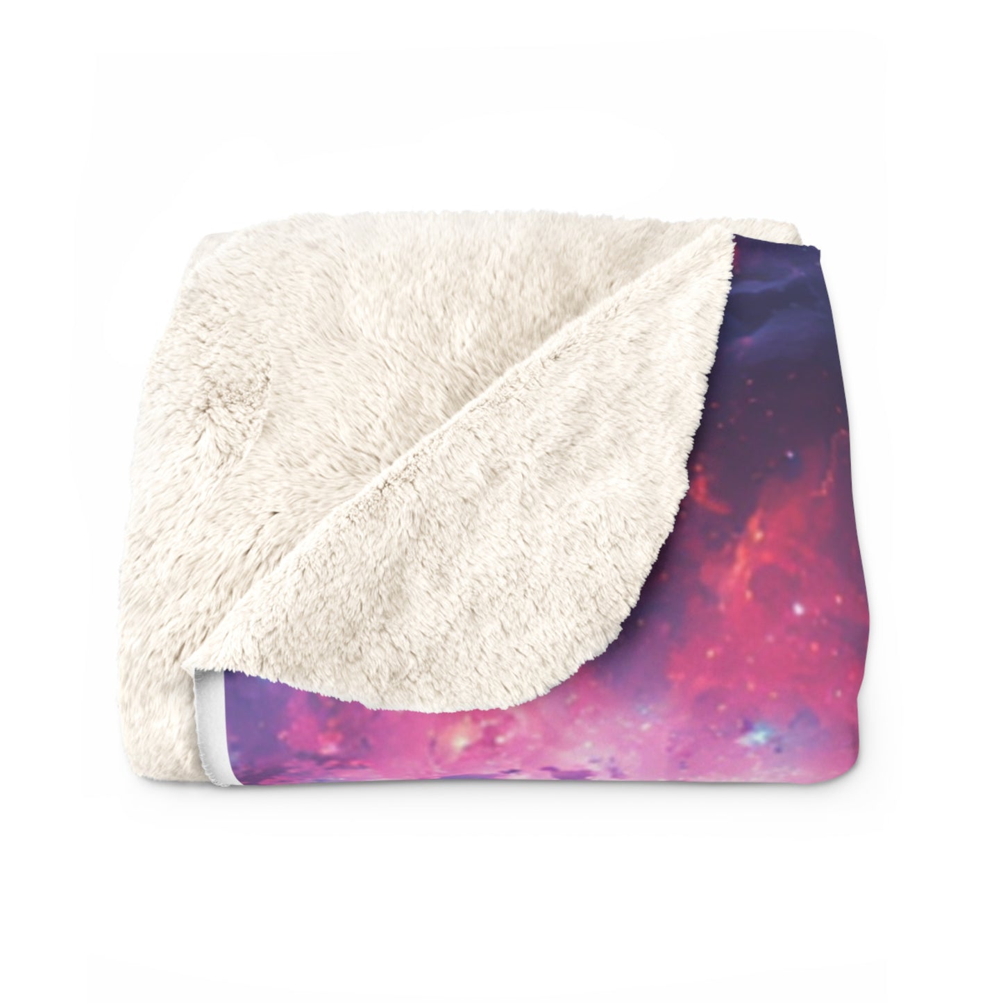 Celestial Cancer Zodiac Rottweiler Sherpa Fleece Blanket | Cosmic Dog Throw