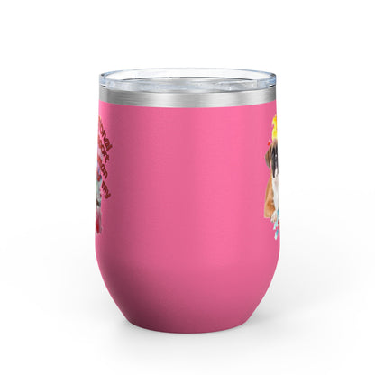 Emotional Support Human for my boxer Wine Tumbler