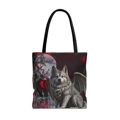 Pomsky Angelic Gargoyle Protector Tote Bag