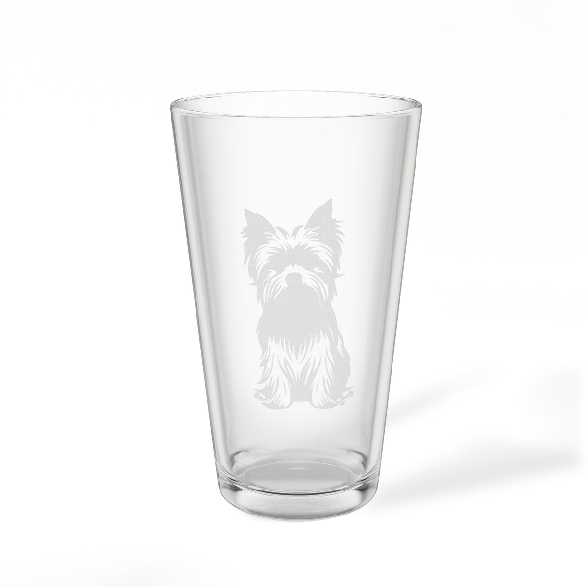 Yorkshire Terrier Engraved Pint Glass