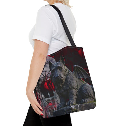 Scottish Terrier Angelic Gargoyle Protector Tote Bag