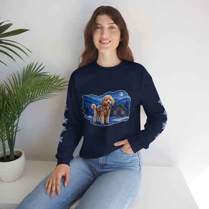 Toy Poodle Smoky Mountain Christmas Sweatshirt