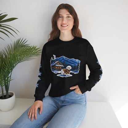 Maltese Smoky Mountain Christmas Sweatshirt