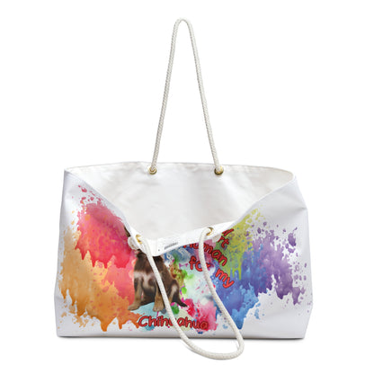 Emotional Support Human for my Chihuahua Weekender Bag