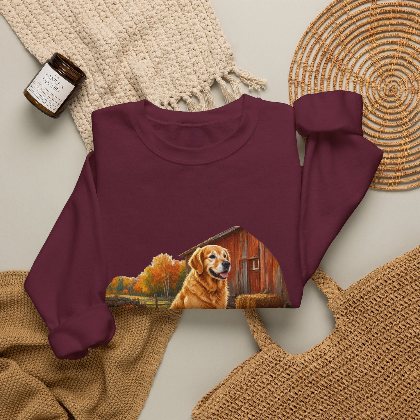 Golden Retriever Sweater Weather Sweatshirt